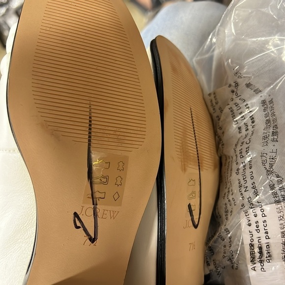 J Crew Maison ruched loafers in leather CC034 - Picture 4 of 4